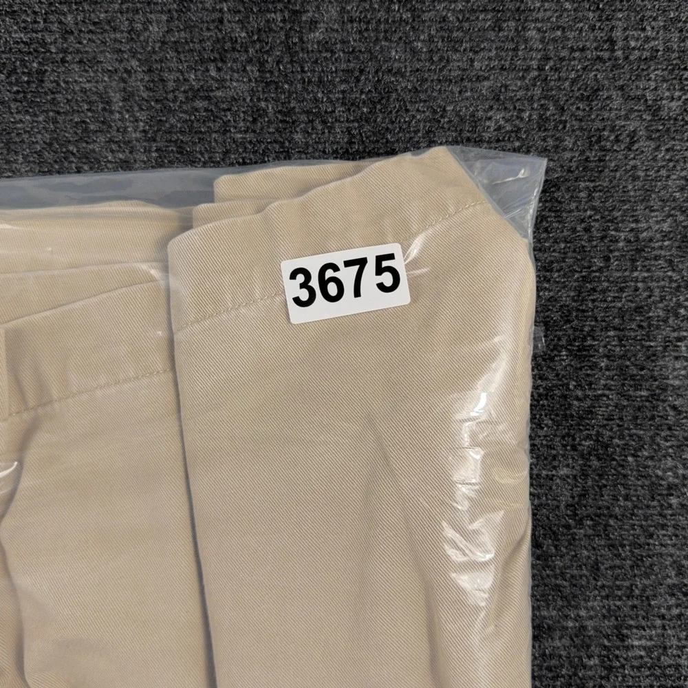 Polo Ralph Lauren Chino Shorts Pleated Cotton Twill 42 Khaki Tan Mens Casual‎